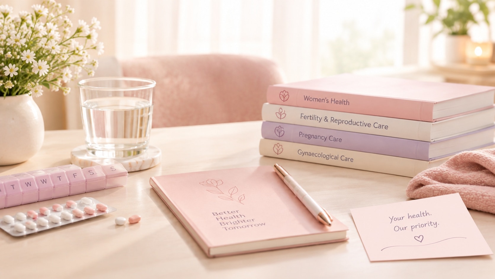 Consultation discussing fertility care options